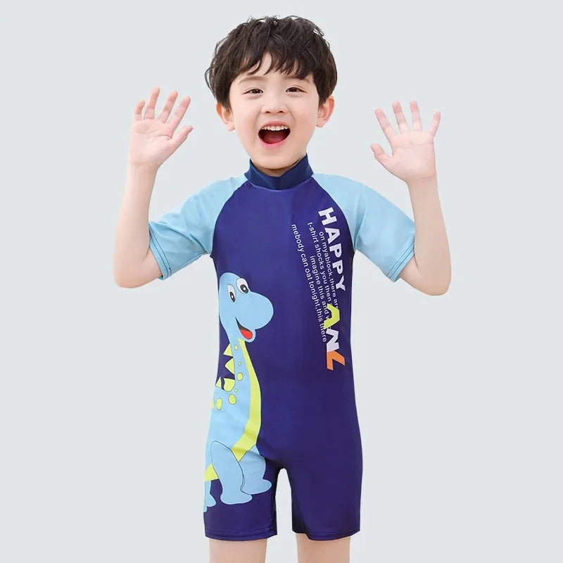 Kids Toddler Boys Swimsuit Long Sleeve  3 4 5 6 7 8 10 Years.