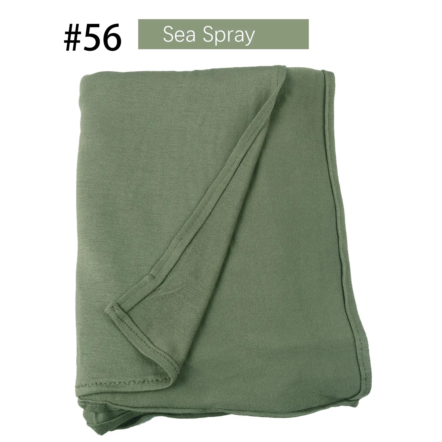 Muslim Women Stretchy Jersey Hijab Plain Cotton Jersey Hijabs  Islamic Soft Turban Head Wraps Headscarf 170X60cm