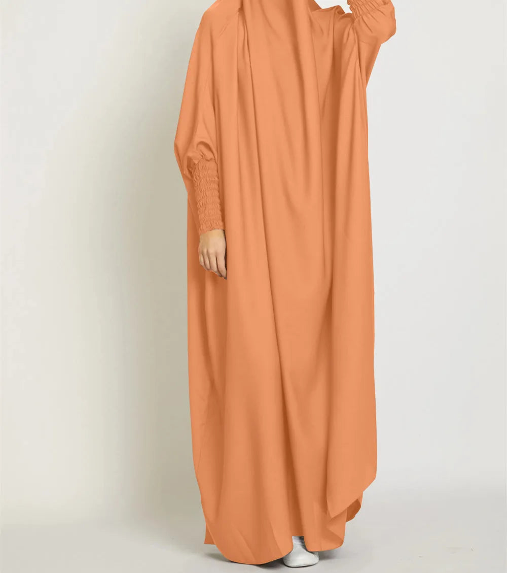 One Piece Jilbab Dress for Women Muslim Hooded Dress .