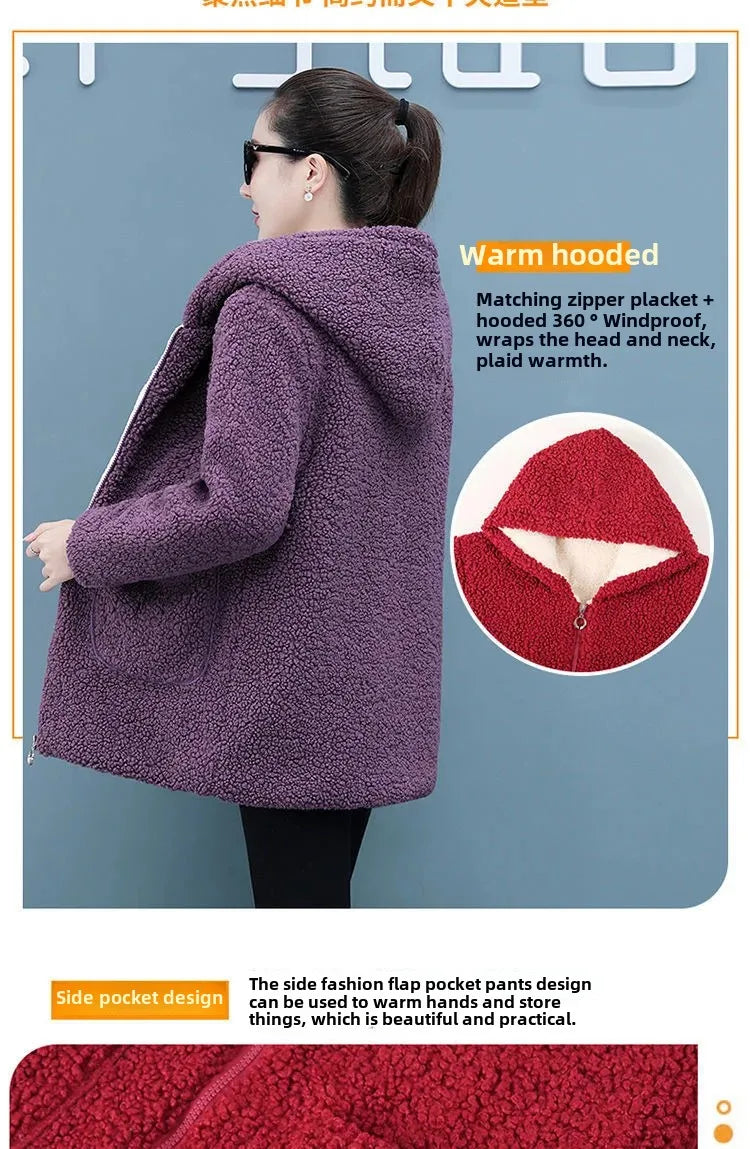 Hot Sale Of The Season New Korean Style Loose Fleece.