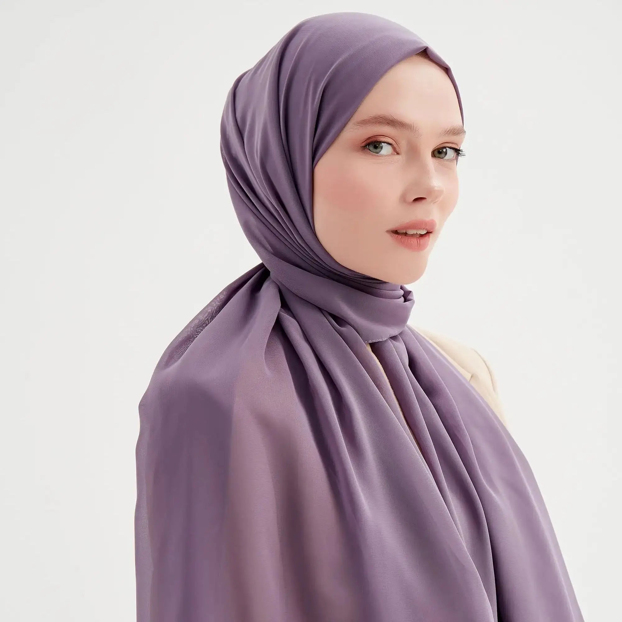 Premium Chiffon hijab soft Malaysia scarf tudung scarves chiffon crepe hijab for women.
