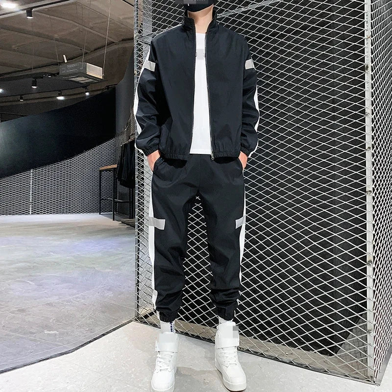 Customizable Men Sportswear Set Spring Autumn Set Suits