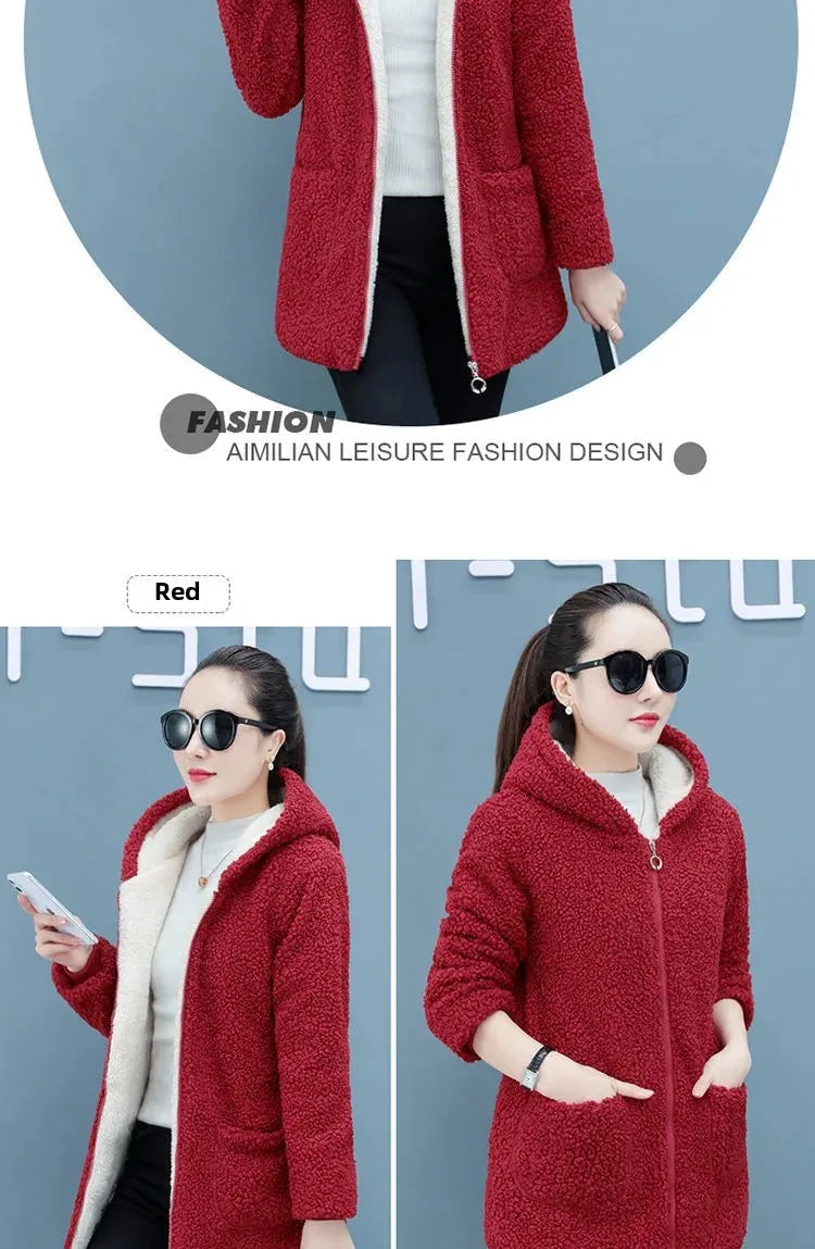 Hot Sale Of The Season New Korean Style Loose Fleece.