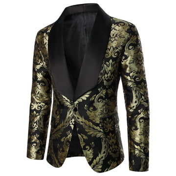 Men's Suit Texture Luxury Tuxedo Men's Blazer.