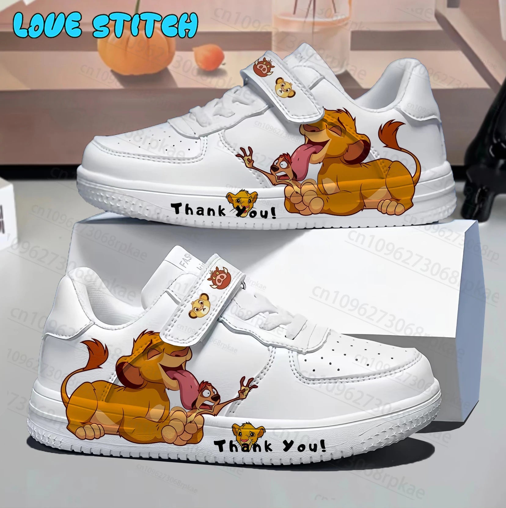 King Lion White Casual Shoes For Baby Boy Girl Simba Children