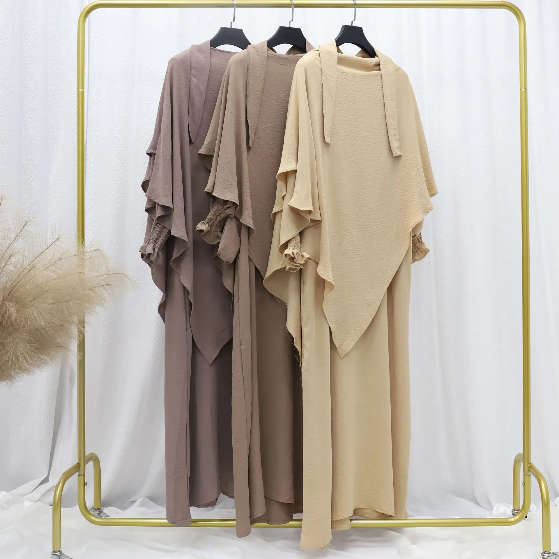 Ramadan Modest Muslim Women Dresses Headscarf Abaya .