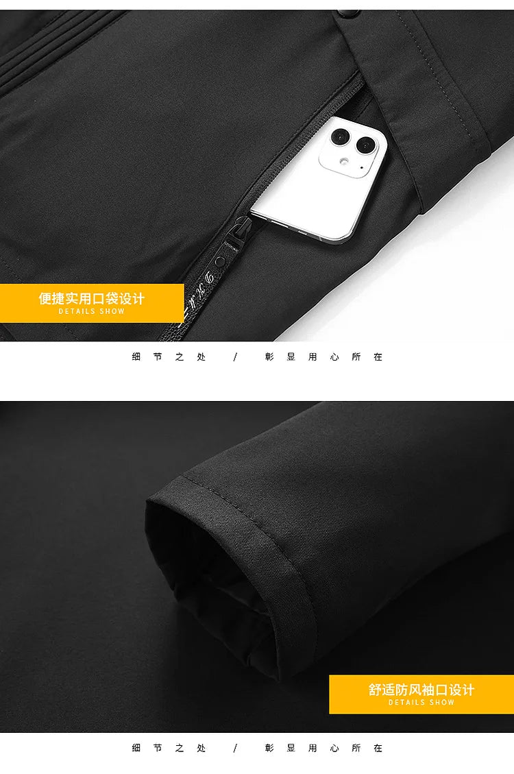 Men's Jackets Waterproof Military Hooded Jacket .