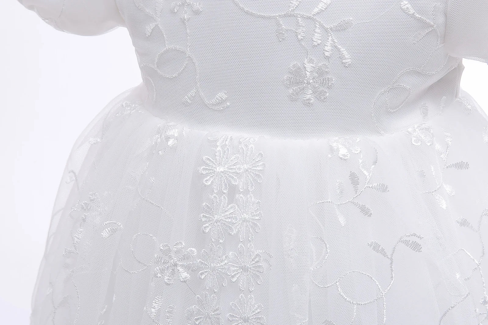 baby girl dresses embroidery pearl 1 year birthday dress wedding party christening baby girl clothes for 3-24 month