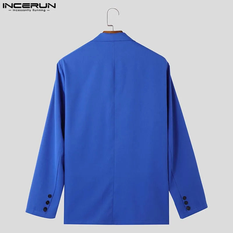 Fashion Male Long Sleeved Cardigan Blazers .