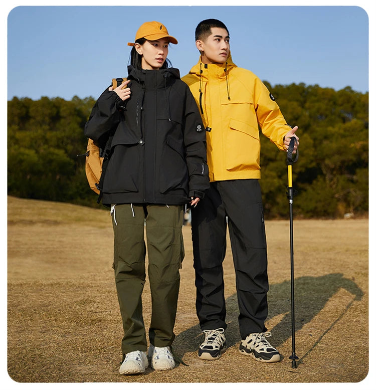 Men’s Hooded Outdoor Windbreaker Jacket Windproof Coats .