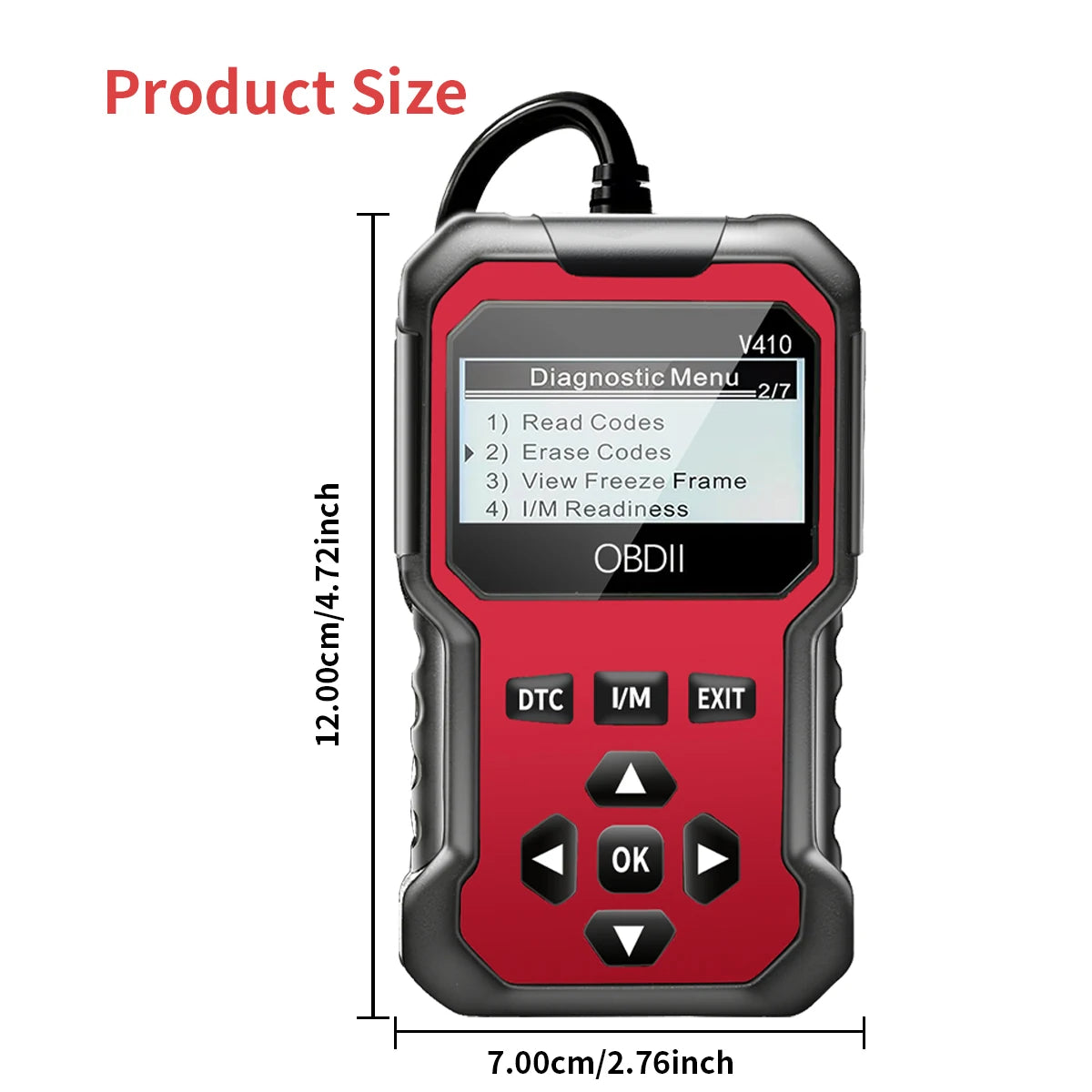 Car Obd2 Scanner Diagnostic Tool Code Reader Engine Fault Code Reader Scanse .