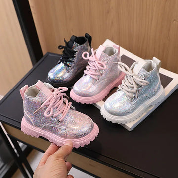 Kids Shoes Boots for Girl Spring Autumn New Toddlers Leather Boots Fashion .