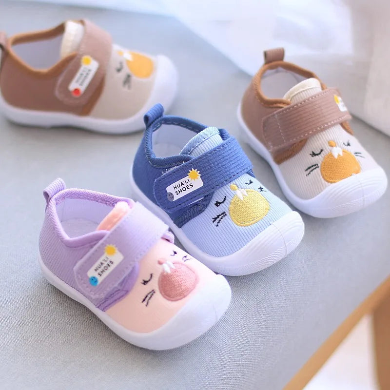 Infant Kids Baby Cartoon Anti Kicking Functional Shoe.