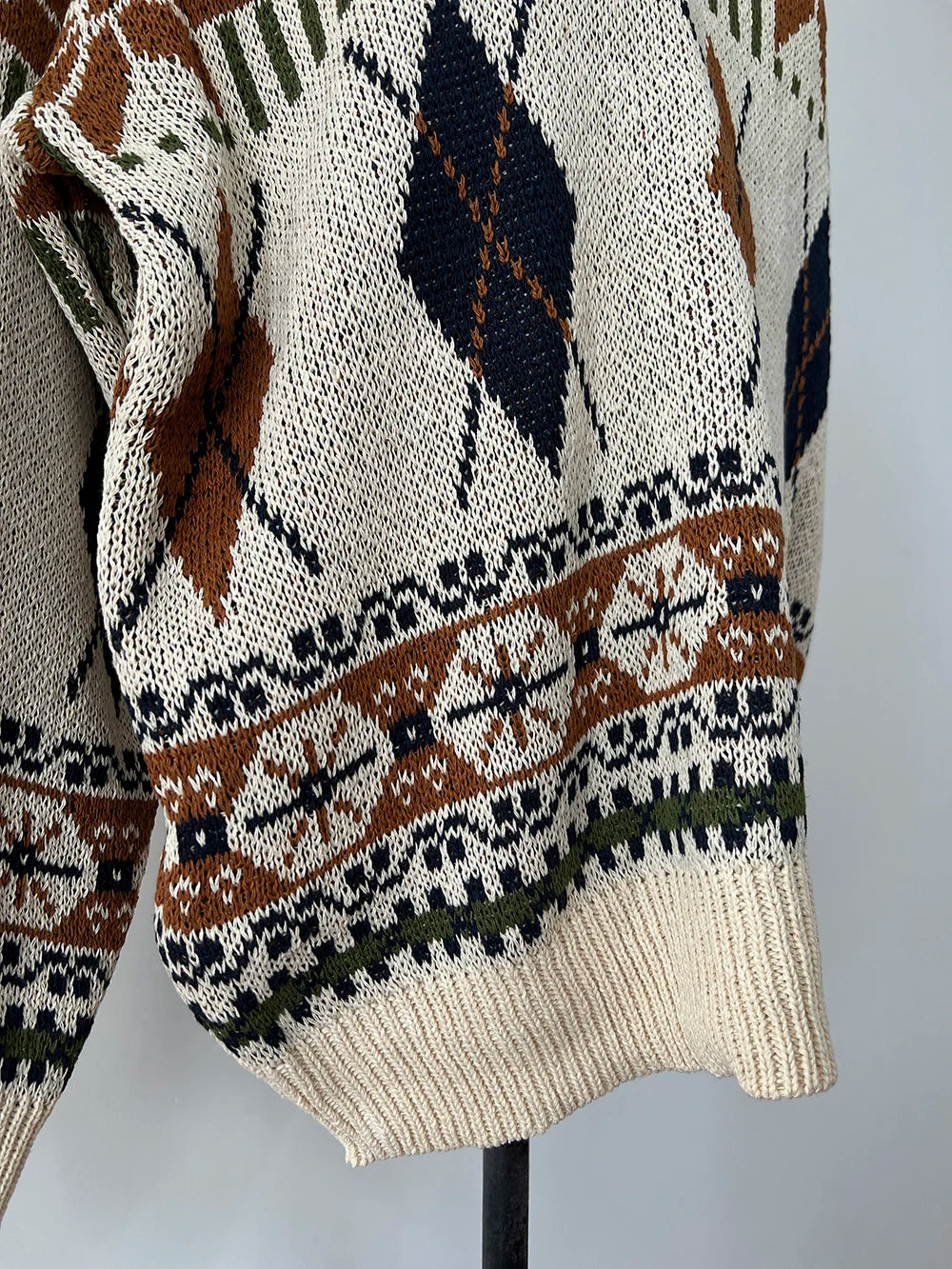 Japanese Style Knitted Sweater Couple Vintage Pullovers Causal Loose High Street Knitwears Men Jumpers Male Clothes