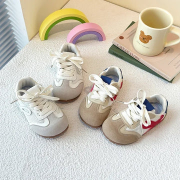 Kids Sneakers Round Toes Non-slip  Boys Girls Casual Shoes .