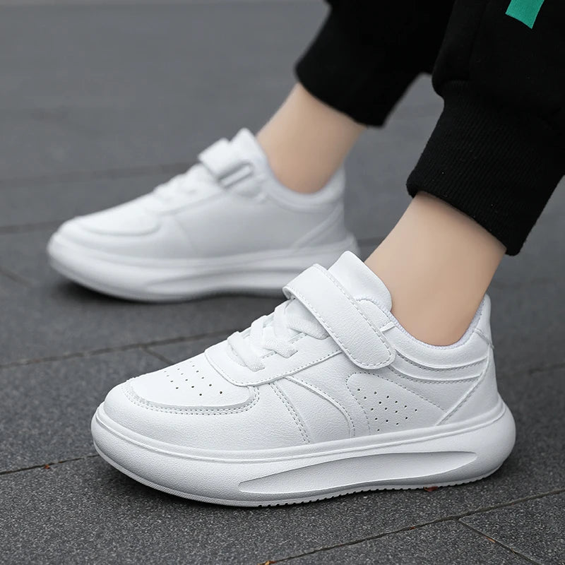 7-13 Boys Shoes Sneakers Fashion Black White Shoes for Kids Girls .