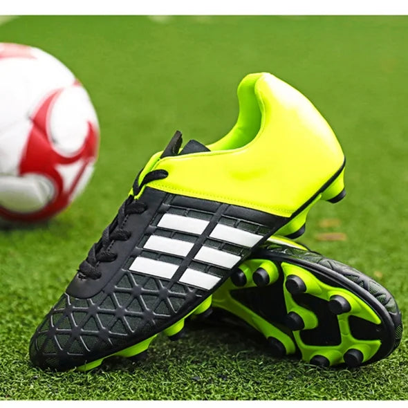 Kids Football Shoes AG/TF Indoor Professional Original Boy Soccer .