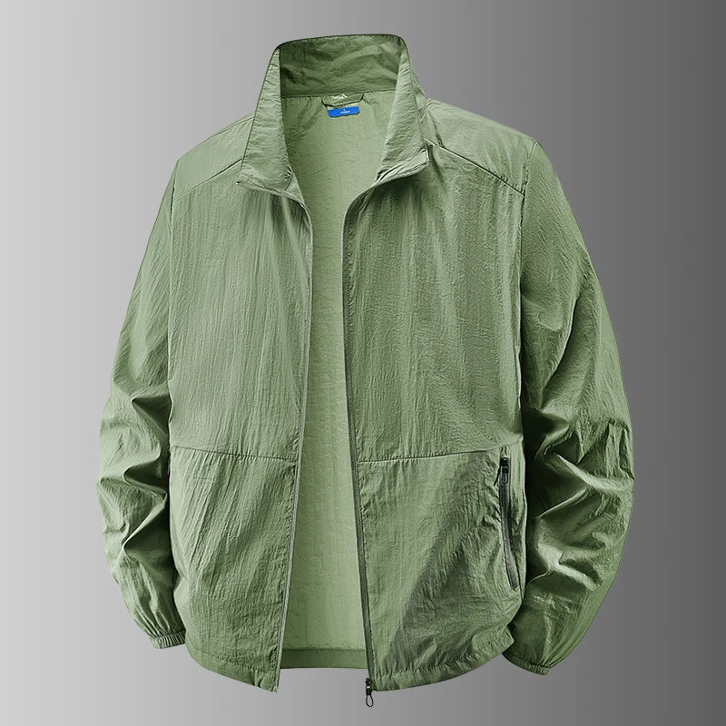 6XL 7XL 8XL Summer Jackets Men Windbreaker Coats .