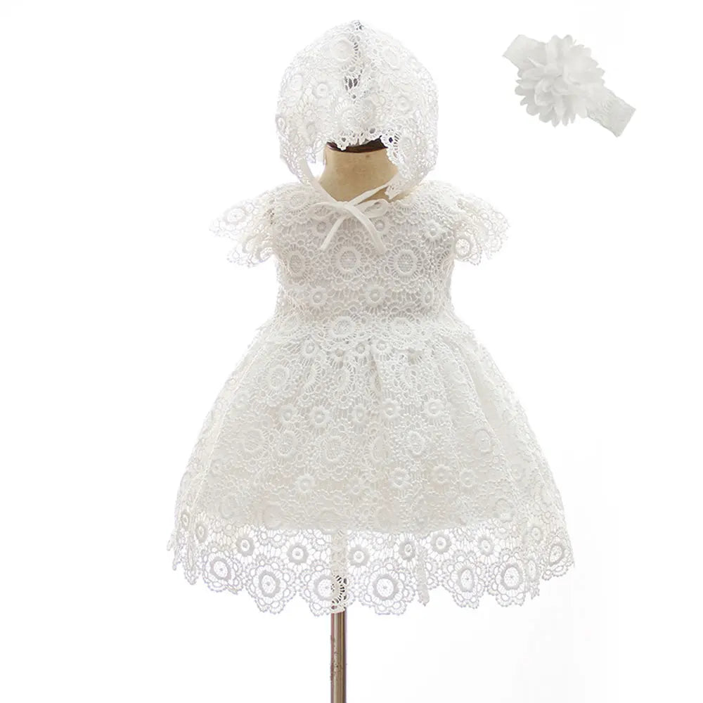 baby girl dresses embroidery pearl 1 year birthday dress wedding party christening baby girl clothes for 3-24 month
