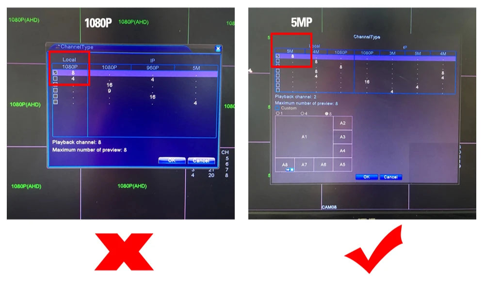 Face Fetection Security Camera BNC 5MP Outdoor CCTV .