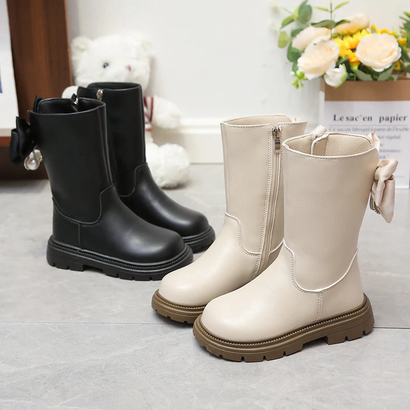 Kids Shoes for Girl Children Fashion  Boots Autumn Winter.