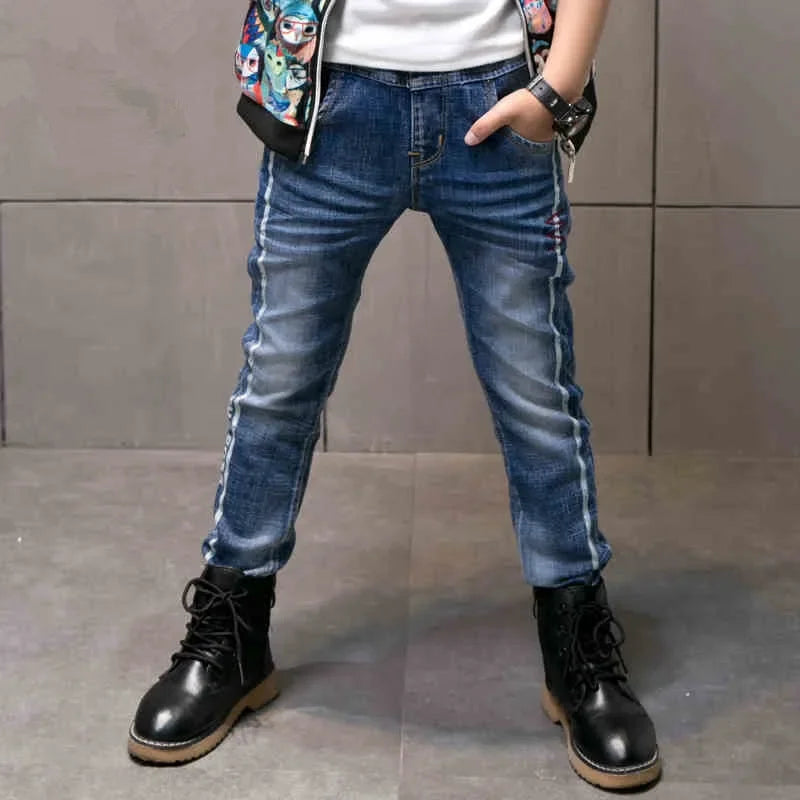 IENENS 5-13Y Kids Boys Clothes Skinny Jeans Classic Pants .