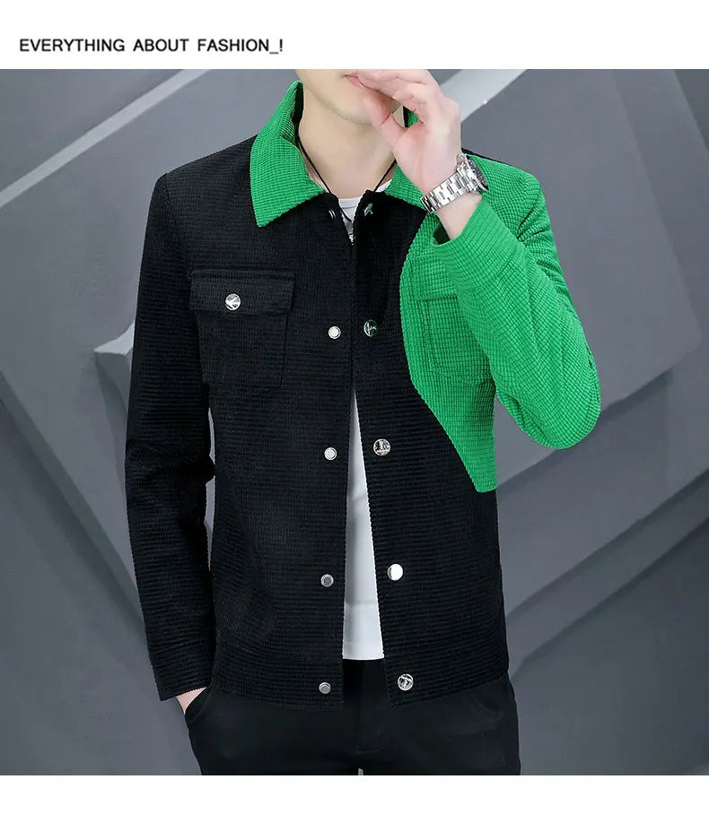 Spring Autumn Men Jacket Korean Style Casual  Cargo jacket.