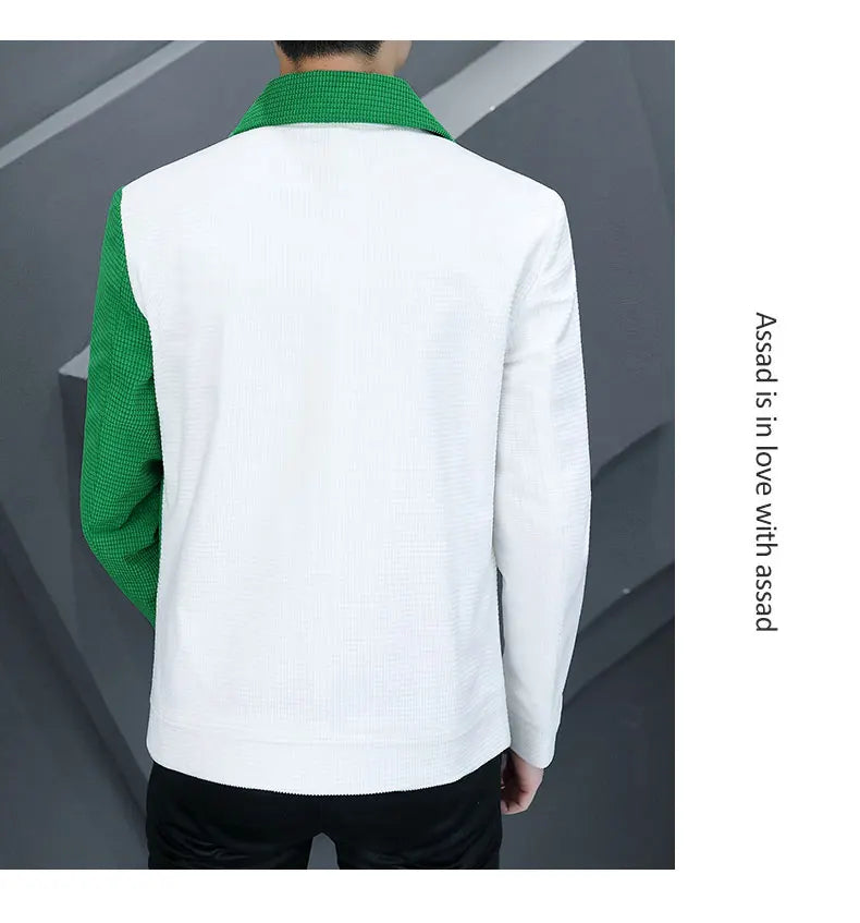 Spring Autumn Men Jacket Korean Style Casual  Cargo jacket.