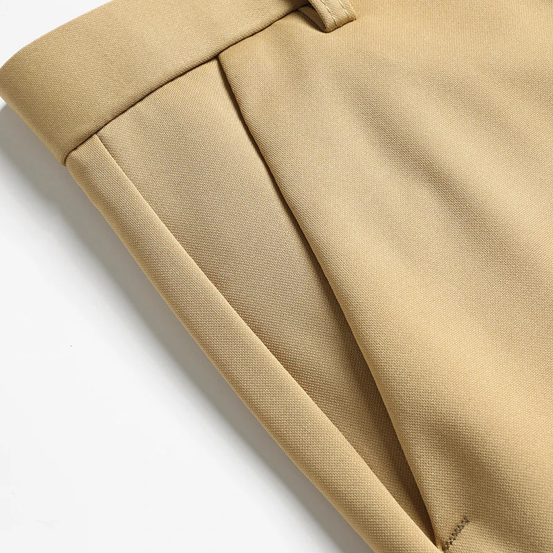 Summer Thin Male Casual Pants Quick Dry Formal Dress Pants.