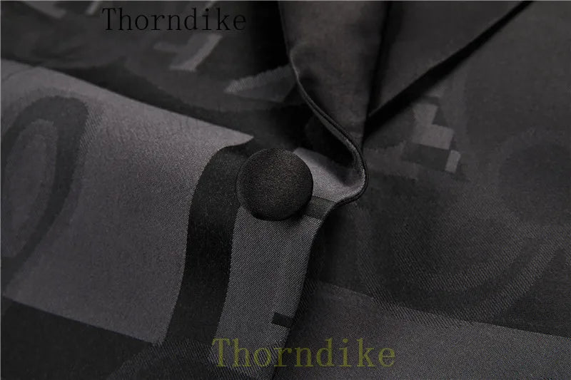 Thorndike 3 Pcs Set Blazers Jacket Pants Vest.