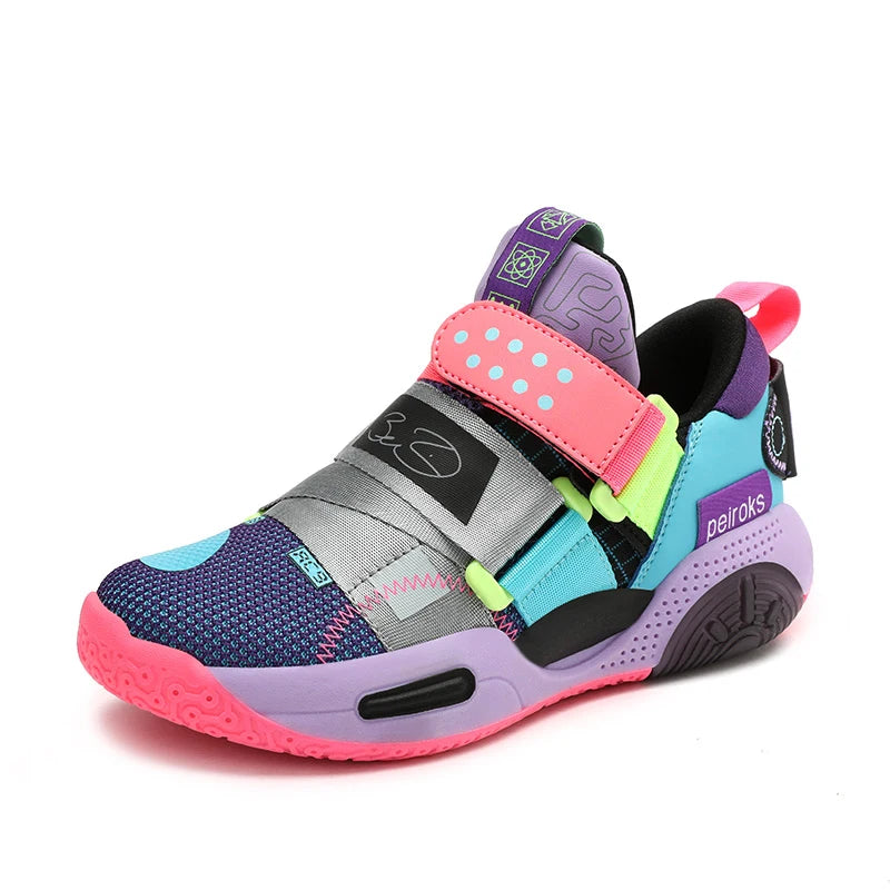 New Children's Basketball Shoes For Boys Girls Non-slip Kids Sport Shoes.