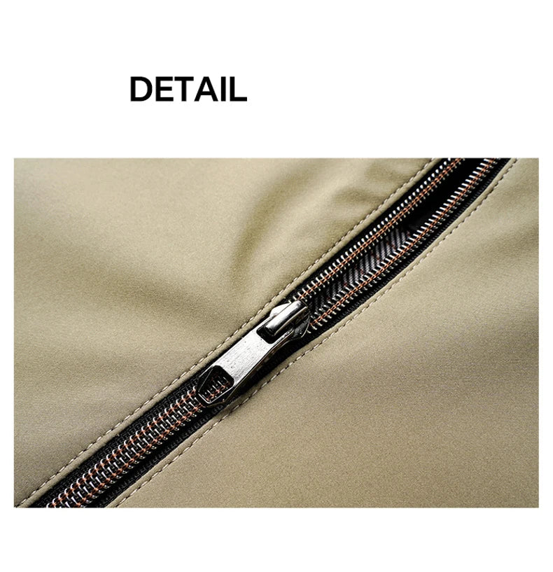 Spring Autumn Jacket Men Casual Solid Color Men's Jackets Slim Fit.