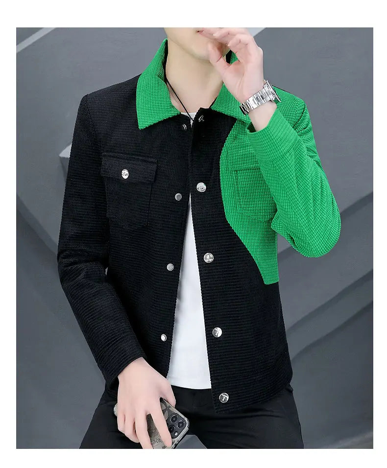 Spring Autumn Men Jacket Korean Style Casual  Cargo jacket.
