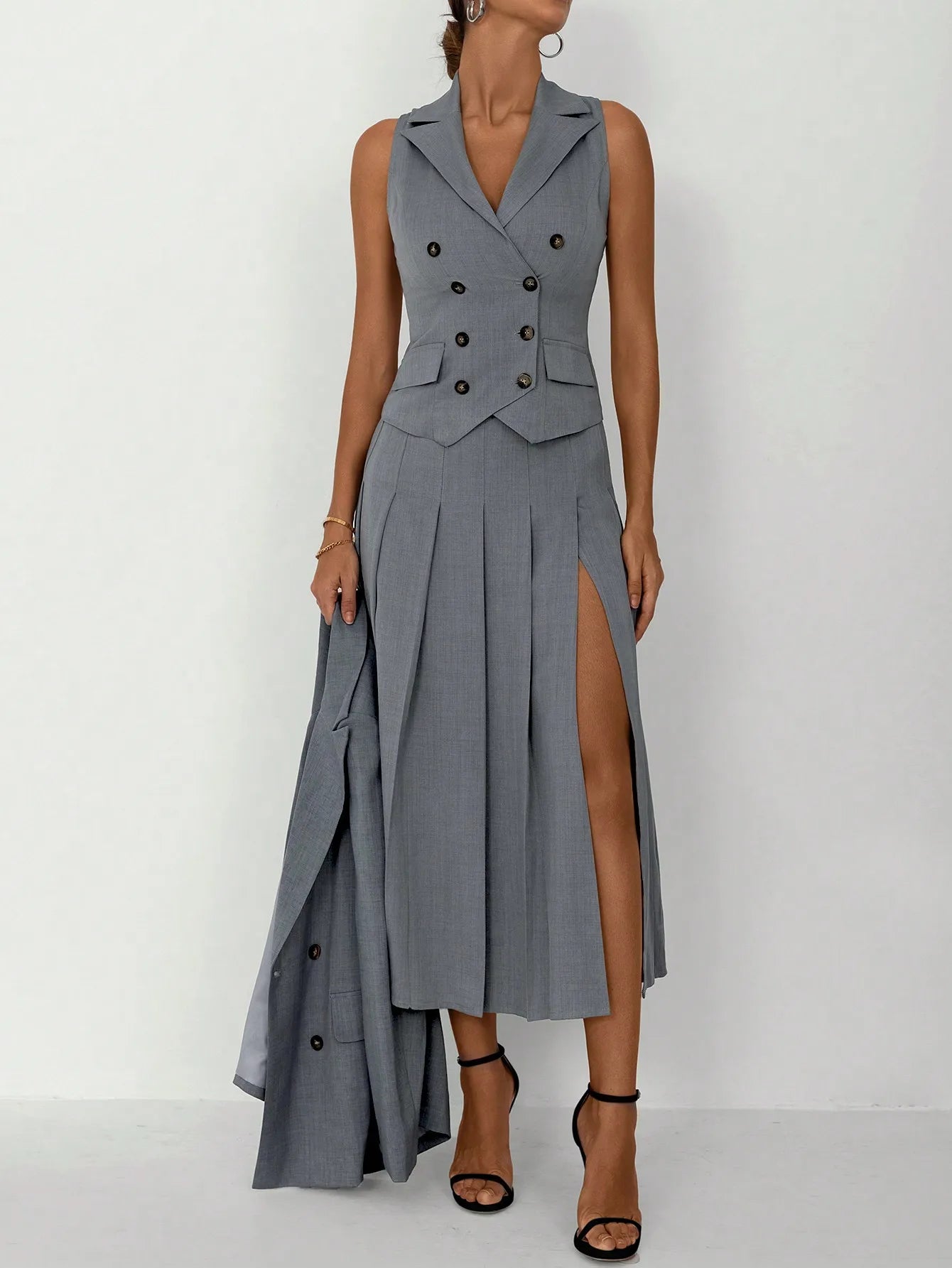 3pcs Women Elegant Work Casual Business Suit Set.