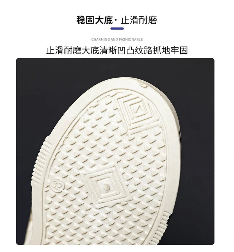 Kids Fashion Sports Shoes Boys High Top Board Shoes.