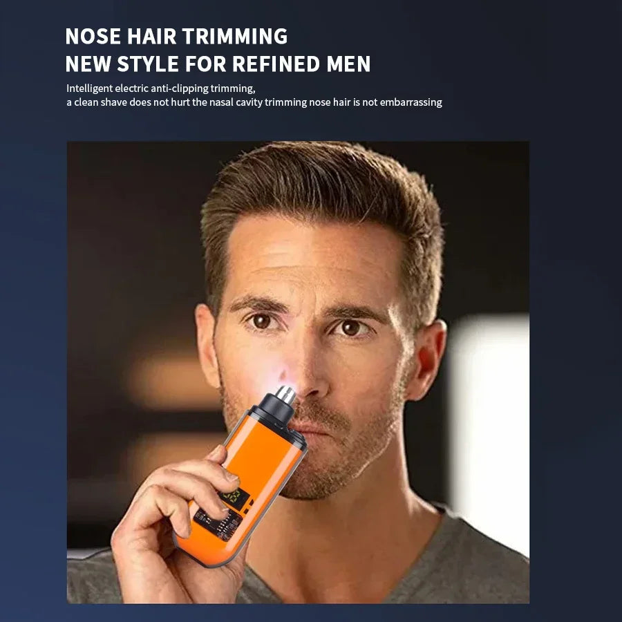 2 In 1 Electric Portable Ear And Nose Hair Trimmer Clipper .