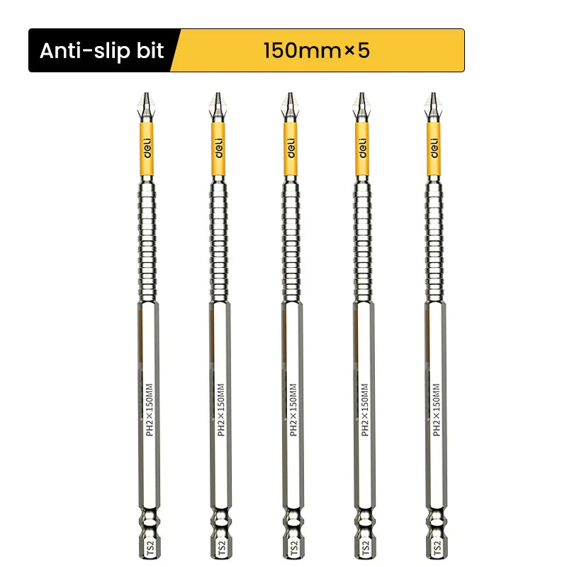 Non-slip PH2 Magnetic Batch Head Cross Screwdriver Hardness Drill Bit .