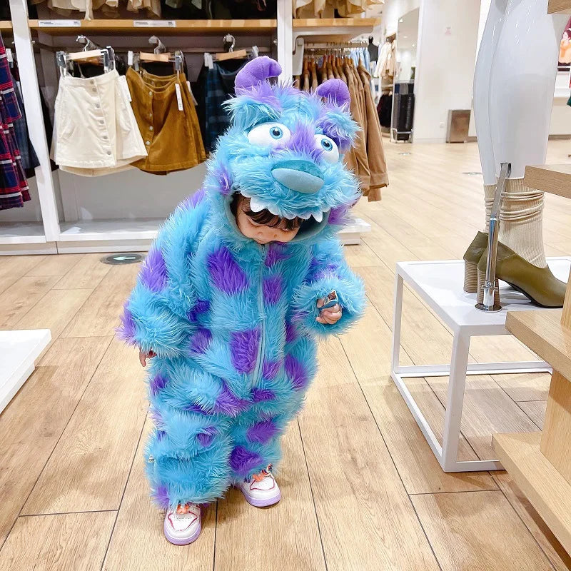 Cute Sully Monster Costume For Kids.