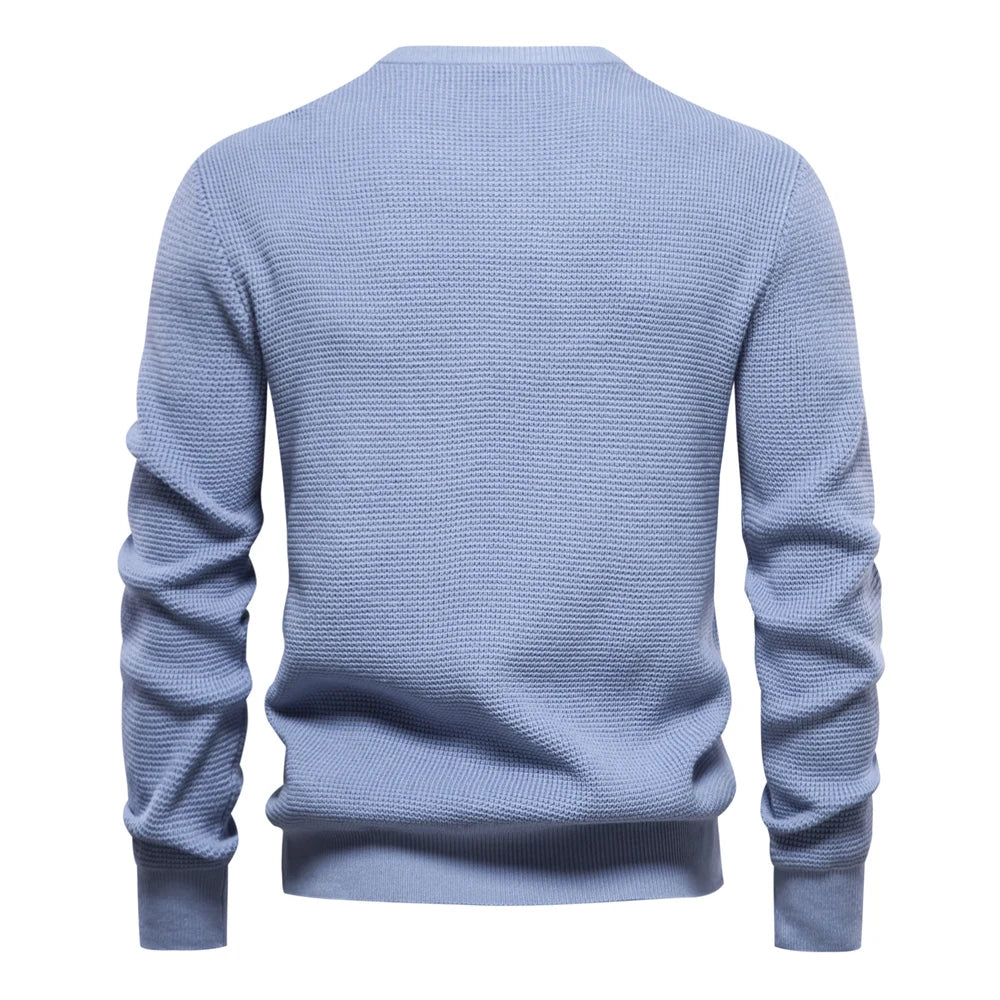AIOPESON Fashion Stripe Youth Sweater for Men Casual.