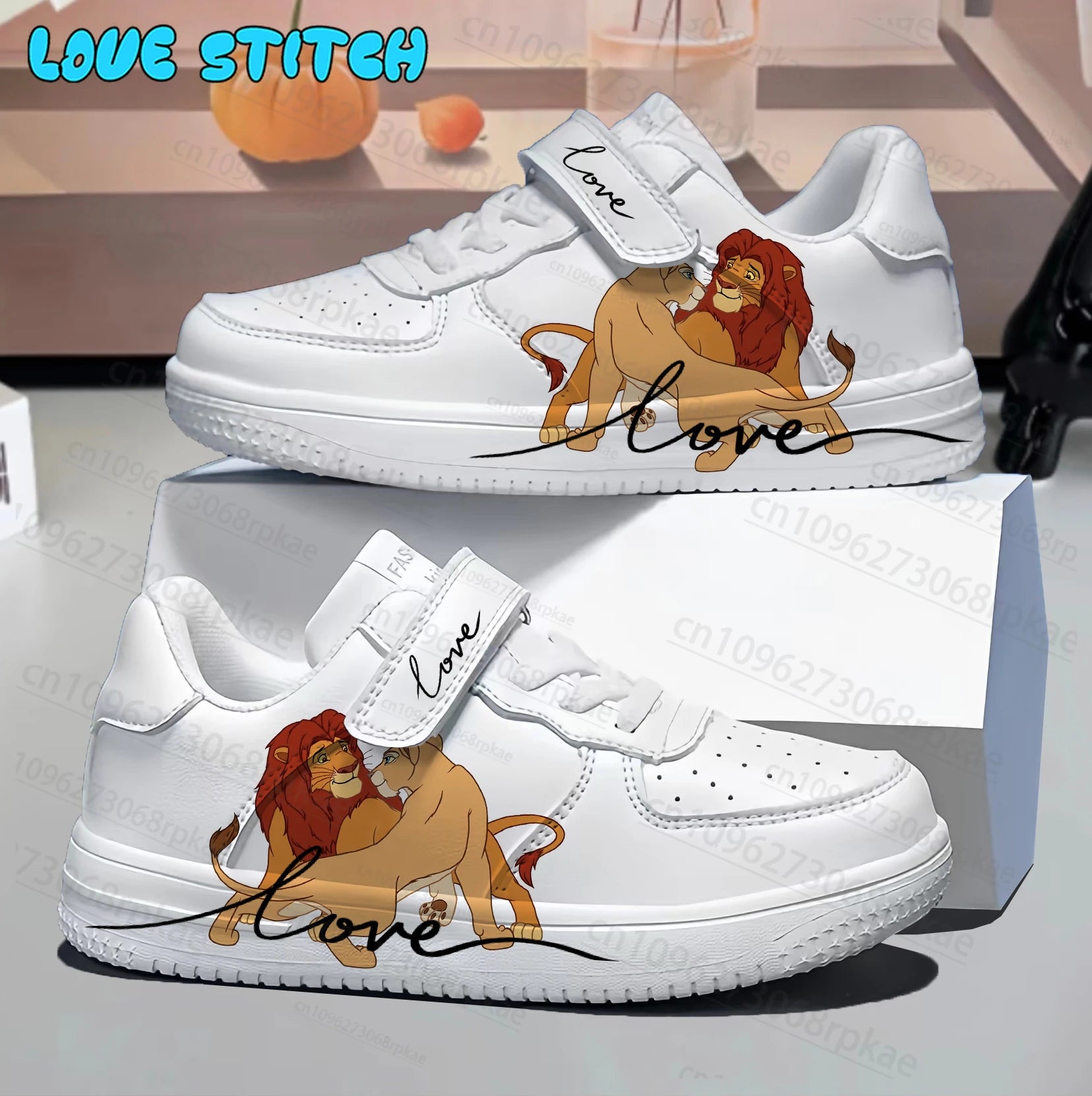 King Lion White Casual Shoes For Baby Boy Girl Simba Children