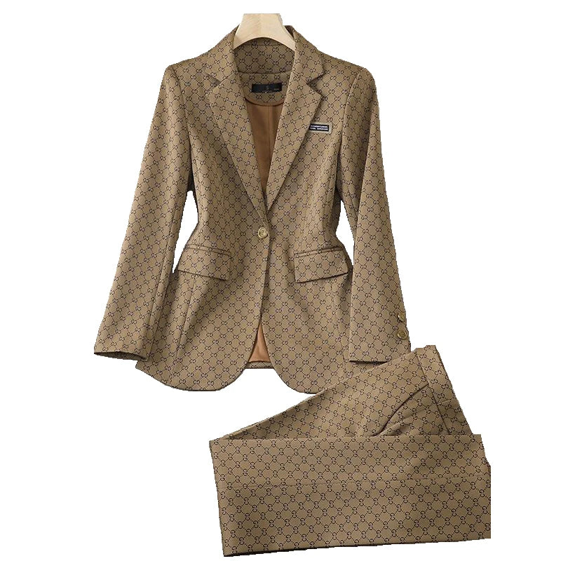High Quality Fabric Women Business Suits With Pants and Blazer.