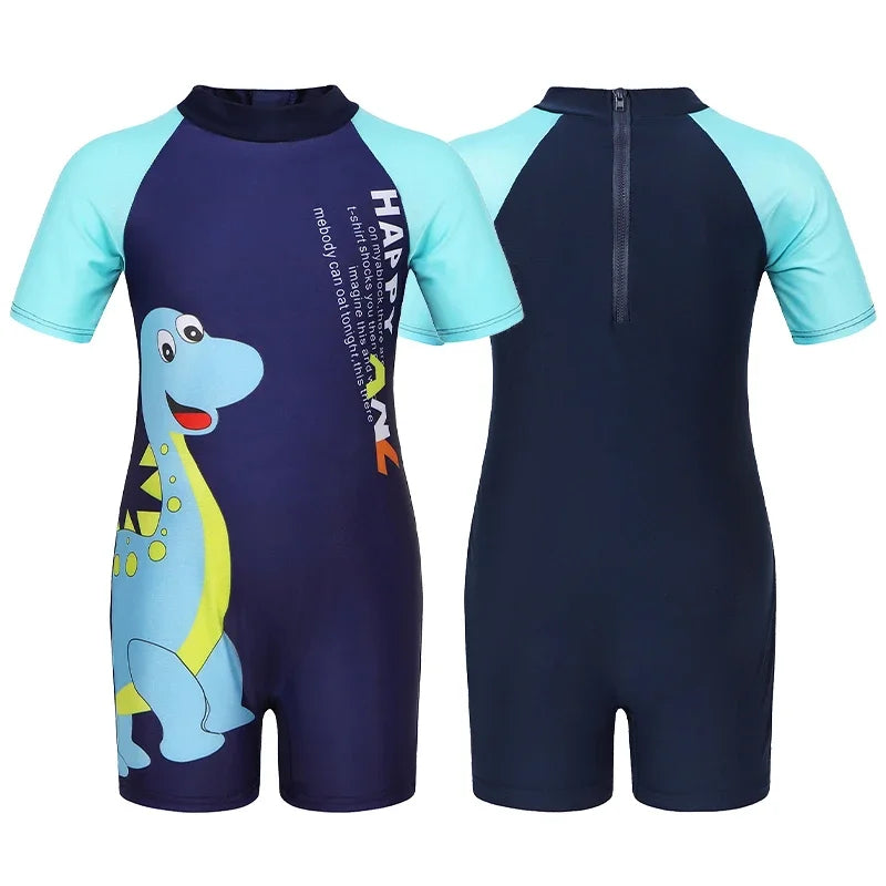 Kids Toddler Boys Swimsuit Long Sleeve  3 4 5 6 7 8 10 Years.