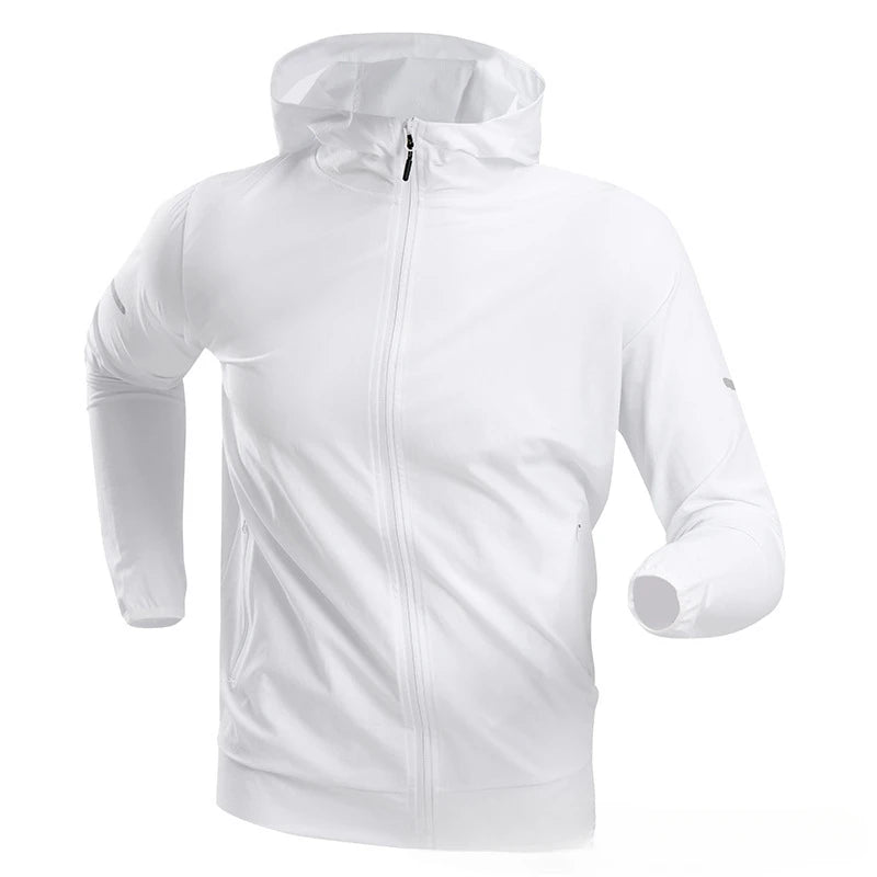 Autumn/Winter Men's Outdoor Running Fitness Morning Jogging Sports Quick-Dry Windproof Cycling Training Jacket and Tracksuit