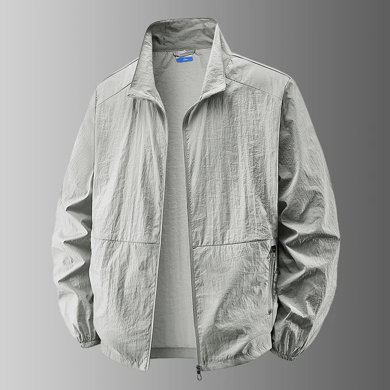 6XL 7XL 8XL Summer Jackets Men Windbreaker Coats .