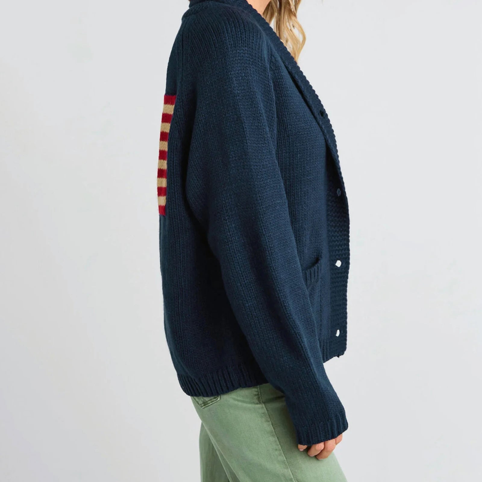 Fashion Women American Flag Cardigan Sweaters .