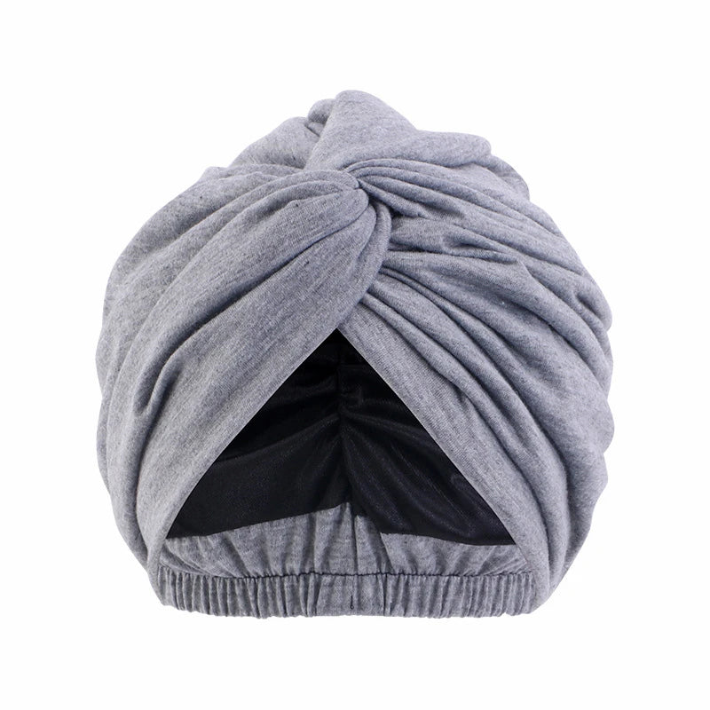 Muslim Jersey Hijab Turban Cap Forehead Cross Soild Color Turbante Hat Islamic Headwear India Bonnet for Women Inner Hijab Caps