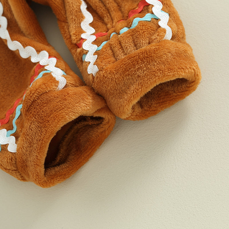 Christmas Newborn Infant Baby Boys Girls Jumpsuit Fuzzy .