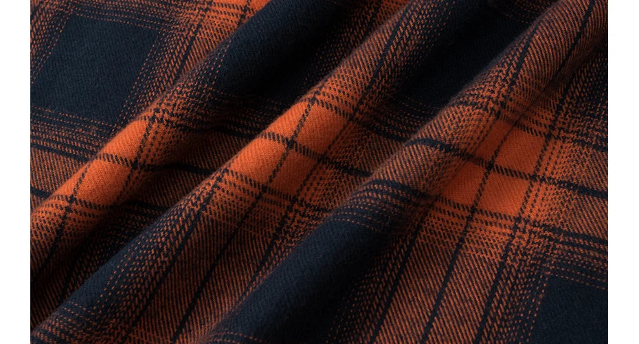 MAGCOMSEN Men's Fleece Plaid Flannel Shirt Jacket.