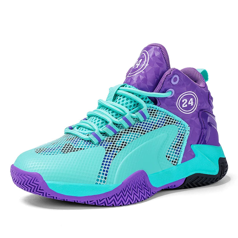 Kids Basketball Shoes Boys Sneakers Non-slip Child .
