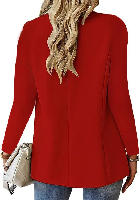 Women OL Blazer Spring Autumn Female One Button Long Sleeve.